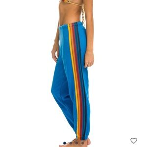 Aviator Nation 5-stripe sweatpants - Ocean - Women’s Large